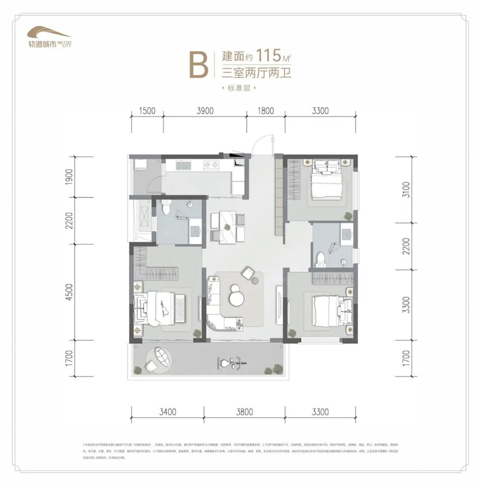 户型图3/3