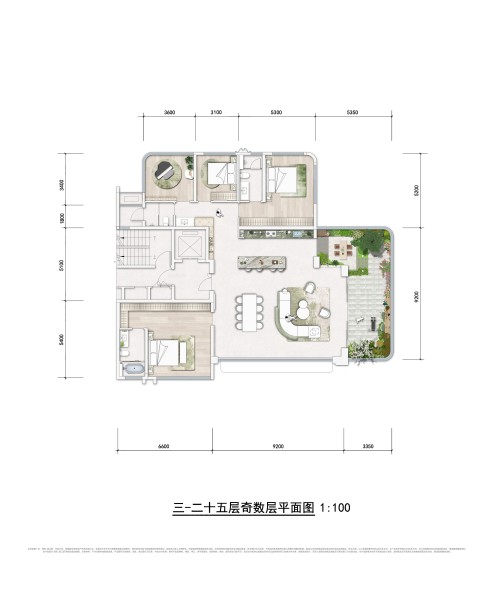 成都清凤·阅江源4室2厅3卫1厨187.00㎡户型图-成都房天下