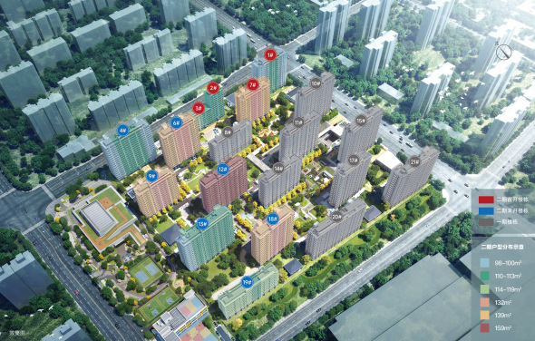 北京润府楼栋平面图