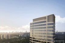 JFC星辰建筑立面西北角度效果图