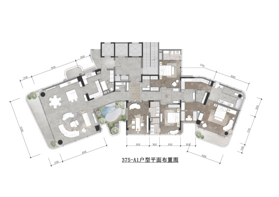 金融城·贝宸S1楼栋平面图