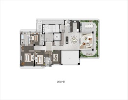鸿湖上4室2厅1厨4卫建面295.0㎡