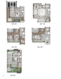 鸿湖上4室3厅1厨4卫建面380.0㎡