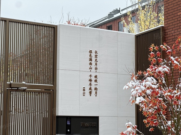 中交·伴山观岚实景图