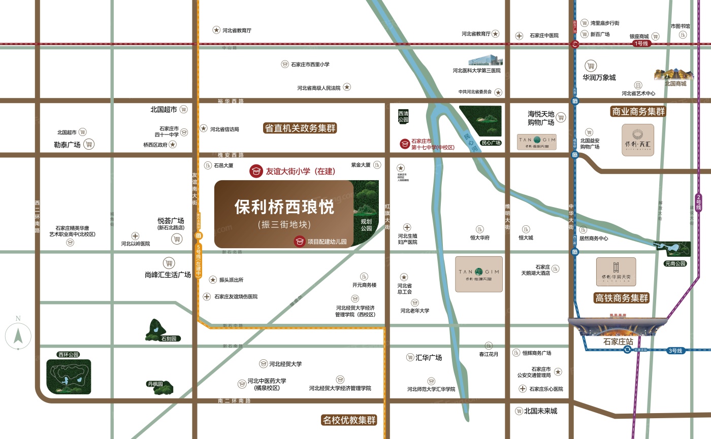 保利桥西琅悦图片_样板间图_位置图_装修效果图-石家庄房天下