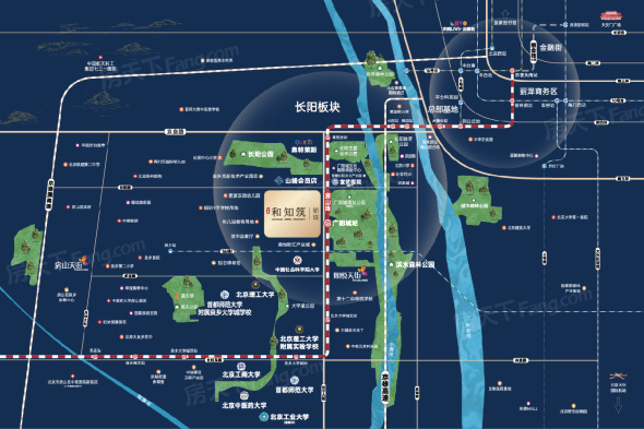 北京城建·和知筑|铂瑞交通图