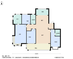 福璟里 195平4居 南向精装修 视野无遮挡