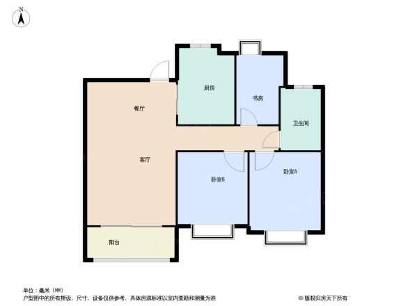 大名城·映玥户型图