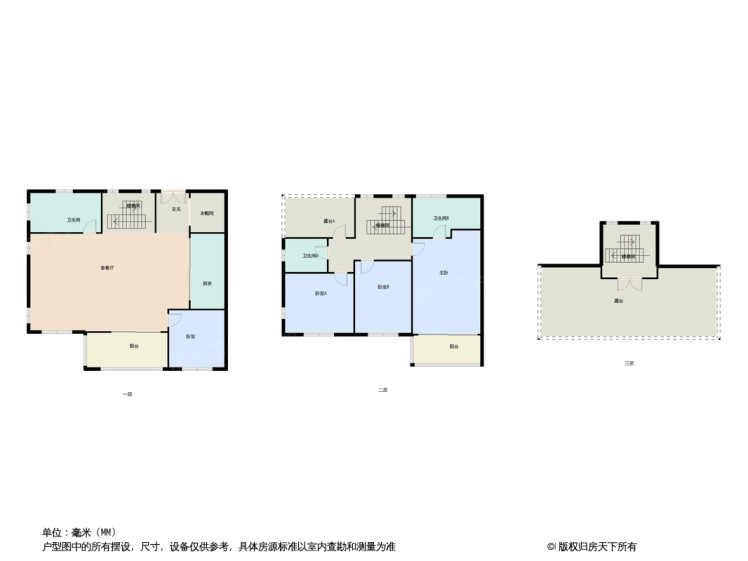 重庆俊峰·山万里4室2厅3卫107.21㎡户型图-重庆房天下