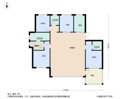 龙翔·奥城珑璟府4室2厅3卫建面168.0㎡