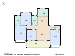 青岛印象春4室2厅2卫建面141.0㎡