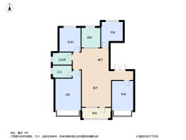 青岛印象春4室2厅2卫建面130.0㎡