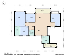 金泉怡景4室2厅2卫建面155.0㎡