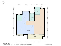 宁夏中房·西江悦3室2厅2卫建面105.0㎡
