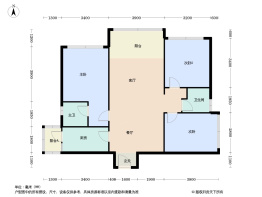 和裕璟棠府3室2厅2卫建面100.0㎡