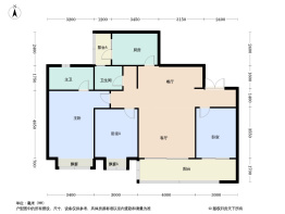 远大海灣雲錦3室2厅2卫建面128.0㎡