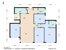 招商时代公园 天樾境4室2厅2卫建面143.0㎡