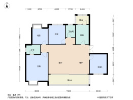 人居玺云府4室2厅2卫建面135.0㎡