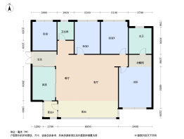 招商时代公园 天樾境4室2厅2卫建面162.0㎡