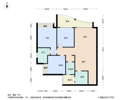 天府公园观澜9号3室2厅2卫建面117.0㎡