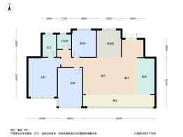 星河WORLD-公园三号4室2厅2卫建面143.0㎡